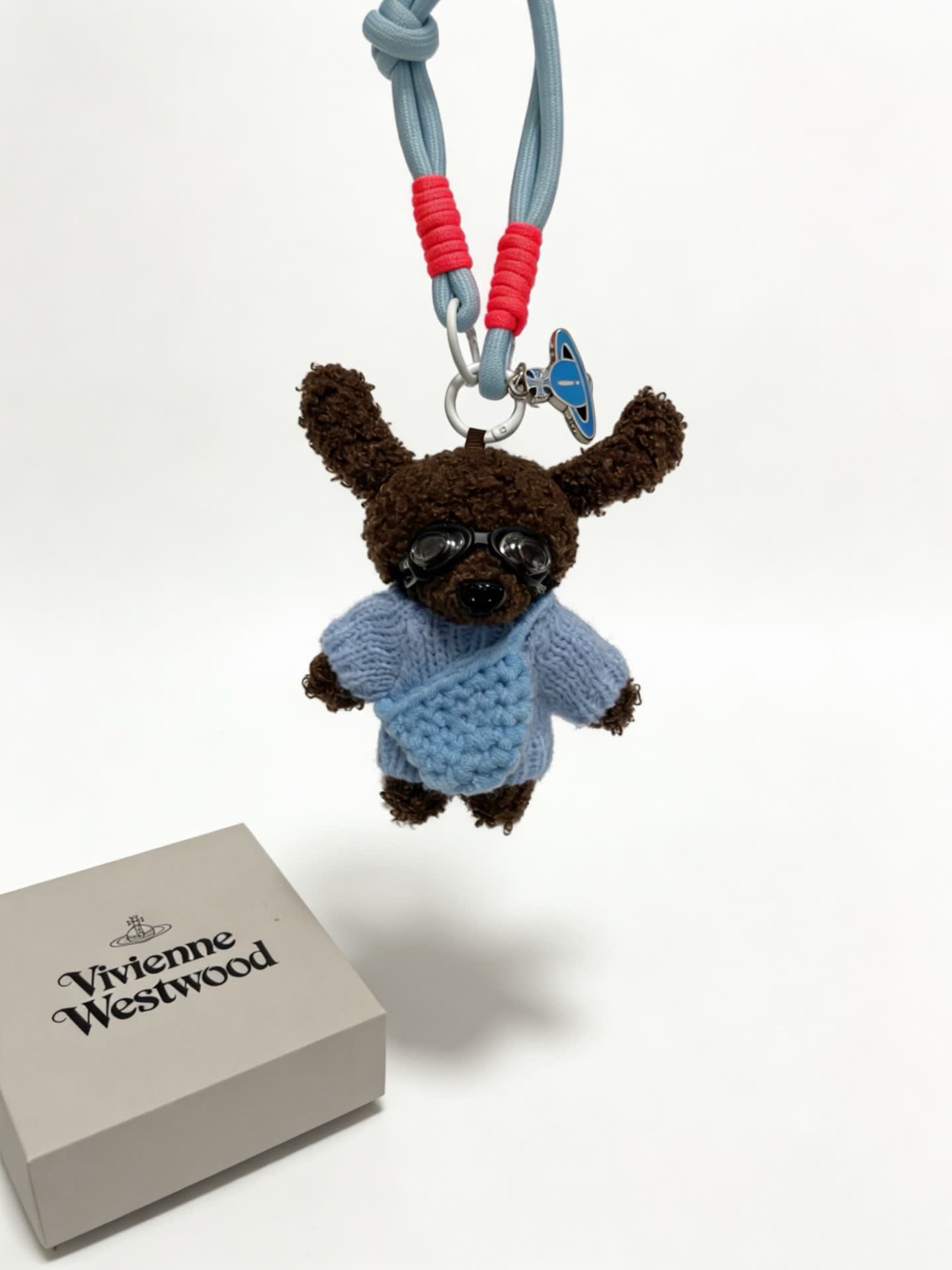 Vivienne Westwood Blue Sweater Keychain